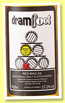 Red Bag #2 17 yo 2006/2023 (57.2%, Dramfool, bourbon hogshead, cask #3, 249 bottles) Red Bag #2 17 yo 2006/2023 (57.2%, Dramfool, bourbon hogshead, cask #3, 249 bottles)