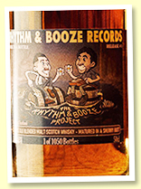 Rhythm & Booze 13 yo blended malt (50%, Rhythm & Booze Records, sherry butt, 1050 bottles)
Rhythm & Booze 13 yo blended malt (50%, Rhythm & Booze Records, sherry butt, 1050 bottles)