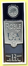 Roble 12 yo 'Ultra Anejo' (40%, OB, Venezuela, Single Vintage, +/-2023) Roble 12 yo 'Ultra Anejo' (40%, OB, Venezuela, Single Vintage, +/-2023)