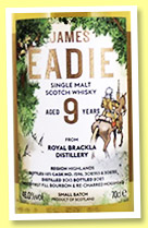 Royal Brackla 9 yo 2013/2023 (46%, James Eadie, Small Batch, 1st fill bourbon and rechar hogsheads, 1125 bottles) Royal Brackla 9 yo 2013/2023 (46%, James Eadie, Small Batch, 1st fill bourbon and rechar hogsheads, 1125 bottles)