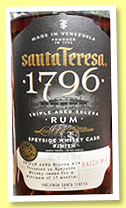 Santa Teresa 'Speyside Whisky Cask Finish Batch No.1' (46%, OB, Venezuela, 2023) Santa Teresa 'Speyside Whisky Cask Finish Batch No.1' (46%, OB, Venezuela, 2023)