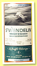 St Wendelin 'Le Souffle Volcanique' (46.2%, OB, Uberach, France, cask #413, 1,028 bottles, 2022) St Wendelin 'Le Souffle Volcanique' (46.2%, OB, Uberach, France, cask #413, 1,028 bottles, 2022)