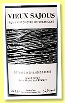 Clairin Vieux Sajous 5 yo 2018/2023 (57.5%, La Maison et Velier) Clairin Vieux Sajous 5 yo 2018/2023 (57.5%, La Maison et Velier)