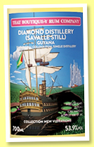 Diamond 12 yo 'Savalle Still ICBU' (53.9%, The Boutique-y Rum Company for LMDW, New Vibrations, 2023) Diamond 12 yo 'Savalle Still ICBU' (53.9%, The Boutique-y Rum Company for LMDW, New Vibrations, 2023)