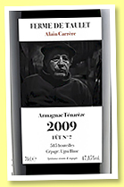 Ferme de Taulet 14 yo 2009/2023 (47. 85%, ROW Spirits, Ténarèze, cask #7, 585 bottles) Ferme de Taulet 14 yo 2009/2023 (47. 85%, ROW Spirits, Ténarèze, cask #7, 585 bottles)