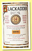 Glen Moray 14 yo 2007/2022 (58.4%, Blackadder Raw Cask for HNWS Taiwan, bourbon barrel, cask #5693, 201 bottles) Glen Moray 14 yo 2007/2022 (58.4%, Blackadder Raw Cask for HNWS Taiwan, bourbon barrel, cask #5693, 201 bottles)