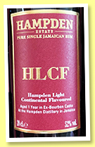 Hampden 1 yo 'HLCF' (52%, OB, La Maison & Velier, The 8 Marks Collection, ex-bourbon, 20cl, 2024) Hampden 1 yo 'HLCF' (52%, OB, La Maison & Velier, The 8 Marks Collection, ex-bourbon, 20cl, 2024)