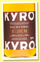 Kyrö 'Malted Rye Oloroso' (47.2%, OB, +/-2023) Kyrö 'Malted Rye Oloroso' (47.2%, OB, +/-2023)