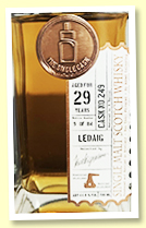 Ledaig 29 yo 1993/2022 (44%, The Single Cask, cask #249, barrel, 84 bottles)
Ledaig 29 yo 1993/2022 (44%, The Single Cask, cask #249, barrel, 84 bottles)