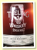 Teeling 28 yo (46.6%, OB, cask #6756, sherry, 2019)
Teeling 28 yo (46.6%, OB, cask #6756, sherry, 2019)