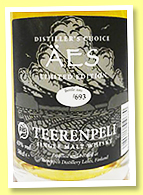 Teerenpeli 8 yo 'ÄES' (43%, OB, Finland, Distiller's Choice, rum finish, 693 bottles, 2013) Teerenpeli 8 yo 'ÄES' (43%, OB, Finland, Distiller's Choice, rum finish, 693 bottles, 2013)