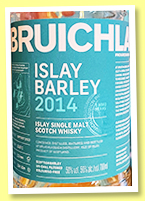 Bruichladdich 2014/2024 ‘Islay Barley’ (50%, OB, bourbon and wine casks) Bruichladdich 2014/2024 ‘Islay Barley’ (50%, OB, bourbon and wine casks)