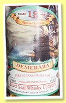Diamond 18 yo 2003/2022 (53.5%, Silver Seal, Guyana, Special Edition, cask #53, 186 bottles) Diamond 18 yo 2003/2022 (53.5%, Silver Seal, Guyana, Special Edition, cask #53, 186 bottles)