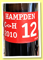 Hampden 12 yo 2010/2022 ‘C<>H’ (63%, Velier, Jamaica, cask #17, 246 bottles) Hampden 12 yo 2010/2022 ‘C<>H’ (63%, Velier, Jamaica, cask #17, 246 bottles)