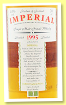 Imperial 18 yo 1995/2014 (43%, Gordon & MacPhail, licensed bottling, AD/JFGD) Imperial 18 yo 1995/2014 (43%, Gordon & MacPhail, licensed bottling, AD/JFGD)