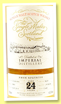 Imperial 24 yo 1994/2019 (43.8%, The Single Malts of Scotland, barrel, cask #5869, 178 bottles) Imperial 24 yo 1994/2019 (43.8%, The Single Malts of Scotland, barrel, cask #5869, 178 bottles)