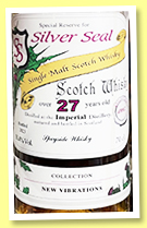Imperial 27 yo 1995/2023 (50.4%, Silver Seal, LMDW New Vibrations, cask #1022, 160 bottles) Imperial 27 yo 1995/2023 (50.4%, Silver Seal, LMDW New Vibrations, cask #1022, 160 bottles)