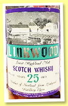 Linkwood 25 yo (40%, Sestante, 75cl, +/-1985) Linkwood 25 yo (40%, Sestante, 75cl, +/-1985)