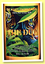 The Many Faces of Rum, The Duo, Chapter 2 (50.7%, The Whisky Jury, blended malt, 80% south American, 20% Hampden, refill wood, 2024) The Many Faces of Rum, The Duo, Chapter 2 (50.7%, The Whisky Jury, blended malt, 80% south American, 20% Hampden, refill wood, 2024)