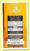 Bunnahabhain 15 yo 2008/2024 (54.6%, Duncan Taylor, Single Cask Collection, sherry, cask #38551198, 711 bottles) Bunnahabhain 15 yo 2008/2024 (54.6%, Duncan Taylor, Single Cask Collection, sherry, cask #38551198, 711 bottles)