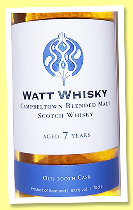 Campbeltown Blended Malt 7 yo 2017/2024 (57.1%, Watt Whisky, barrel, 246 bottles) Campbeltown Blended Malt 7 yo 2017/2024 (57.1%, Watt Whisky, barrel, 246 bottles)