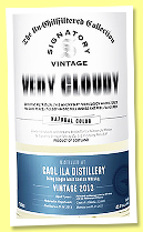 Caol Ila 2013 (43%, Signatory Vintage, Very Cloudy, La Maison du Whisky, Navigate World Whisky, two hogsheads, 710 bottles) Caol Ila 2013 (43%, Signatory Vintage, Very Cloudy, La Maison du Whisky, Navigate World Whisky, two hogsheads, 710 bottles)