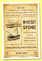 Glen Toon 11 yo 2012 (53%, Whisky Sponge, Campbeltown Malts Festival 2024 exclusive, 1st fill bourbon hogshead, 225 bottles) Glen Toon 11 yo 2012 (53%, Whisky Sponge, Campbeltown Malts Festival 2024 exclusive, 1st fill bourbon hogshead, 225 bottles)