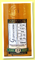 Glentauchers 21 yo 1992/2014 (52.7%, Duncan Taylor, Dimensions, cask #6045, 283 bottles) Glentauchers 21 yo 1992/2014 (52.7%, Duncan Taylor, Dimensions, cask #6045, 283 bottles)