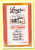Longrow ‘100° Proof Batch 1’ (57.1%, OB, refill bourbon and refill pinot noir, 2025 release) Longrow ‘100° Proof Batch 1’ (57.1%, OB, refill bourbon and refill pinot noir, 2025 release)