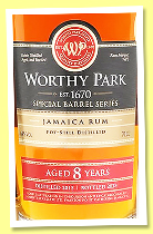 Worthy Park 8 yo 2015/2023 (64%, OB for the Whisky Exchange, Jamaica, calvados finish) Worthy Park 8 yo 2015/2023 (64%, OB for the Whisky Exchange, Jamaica, calvados finish)