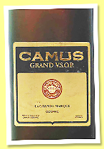 Camus ‘Grand V.S.O.P.’ (40%, OB, La Grande Marque, cognac, +/-1980) Camus ‘Grand V.S.O.P.’ (40%, OB, La Grande Marque, cognac, +/-1980)