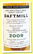 Daftmill 2009/2025 (55%, OB for Aquavitae, bourbon cask, casks #03+055/2009, 362 bottles) Daftmill 2009/2025 (55%, OB for Aquavitae, bourbon cask, casks #03+055/2009, 362 bottles)