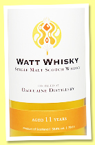 Dailuaine 11 yo 2012/2023 (58.8%, Watt Whisky, refill sherry butt, 552 bottles) Dailuaine 11 yo 2012/2023 (58.8%, Watt Whisky, refill sherry butt, 552 bottles)