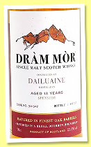 Dailuaine 13 yo 2012/2025 (55.1%, Dràm Mor, refill bourbon, cask #301327, 157 bottles) Dailuaine 13 yo 2012/2025 (55.1%, Dràm Mor, refill bourbon, cask #301327, 157 bottles)