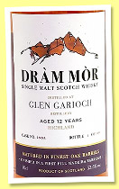 Glen Garioch 12 yo 2012/2025 (53.6%, Dràm Mor, 1st fill Madeira finish, cask #1002, 129 bottles) Glen Garioch 12 yo 2012/2025 (53.6%, Dràm Mor, 1st fill Madeira finish, cask #1002, 129 bottles)