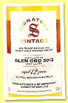 Glen Ord 12 yo 2012/2025 ‘Edition #46’ (57.1%, Signatory Vintage, 100 Proof, 1st fill bourbon barrels) Glen Ord 12 yo 2012/2025 ‘Edition #46’ (57.1%, Signatory Vintage, 100 Proof, 1st fill bourbon barrels)