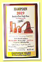 Hampden 5 yo 2019/2024 'LROK' (60.5%, Habitation Velier, ex-sherry) Hampden 5 yo 2019/2024 'LROK' (60.5%, Habitation Velier, ex-sherry)