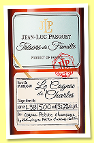 Le Cognac de Charles 'L.98' (52.7%, Jean-Luc Pasquet, Petite champagne, 648 bottles, 2025) Le Cognac de Charles 'L.98' (52.7%, Jean-Luc Pasquet, Petite champagne, 648 bottles, 2025)