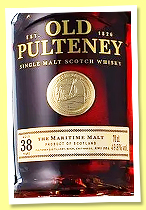Old Pulteney 38 yo (49.8%, OB, China exclusive, Spanish oak oloroso sherry-seasoned butt, 630 bottles, +/-2025) Old Pulteney 38 yo (49.8%, OB, China exclusive, Spanish oak oloroso sherry-seasoned butt, 630 bottles, +/-2025)