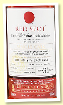 Red Spot 31 yo 1991 (57.6%, OB for The Whisky Exchange, cask #50768, bourbon barrel with marsala finish, 516 bottles)
Red Spot 31 yo 1991 (57.6%, OB for The Whisky Exchange, cask #50768, bourbon barrel with marsala finish, 516 bottles)