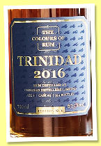 T.D.L. 8 yo 2016/2025 (67.5%, The Colours of Rum, ex-bourbon, Trinidad, cask #4, 314 bottles) T.D.L. 8 yo 2016/2025 (67.5%, The Colours of Rum, ex-bourbon, Trinidad, cask #4, 314 bottles)