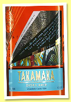 Takamaka ‘Extra Noir’ (43%, OB, Seychelles, +/-2025) Takamaka ‘Extra Noir’ (43%, OB, Seychelles, +/-2025)