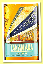 Takamaka 'Pti Lakaz Batch #3' (45.1%, OB, Seychelles, +/-2025) Takamaka 'Pti Lakaz Batch #3' (45.1%, OB, Seychelles, +/-2025)