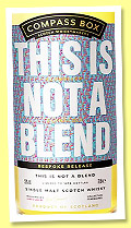 This is not a Blend 2015/2025 (50%, Compass Box, LMDW Itinéraires, single malt, bourbon barrel, 2025) This is not a Blend 2015/2025 (50%, Compass Box, LMDW Itinéraires, single malt, bourbon barrel, 2025)