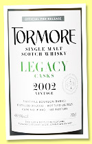 Tormore 2002/2025 ‘Legacy Casks’ (48.5%, OB, Elixir Distillers, LMD Itinéraires, first fill bourbon barrel, cask #1443, 140 bottles) Tormore 2002/2025 ‘Legacy Casks’ (48.5%, OB, Elixir Distillers, LMD Itinéraires, first fill bourbon barrel, cask #1443, 140 bottles)