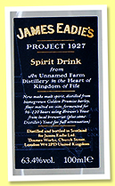 Unnamed Farm Distillery in the Heart of the Kingdom of Fife 2023-2024/2024 (63.4%, James Eadie, Project 1927, spirit drink) Unnamed Farm Distillery in the Heart of the Kingdom of Fife 2023-2024/2024 (63.4%, James Eadie, Project 1927, spirit drink)