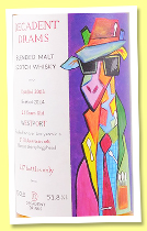 Westport 21 yo 2003/2024 (51.8%, Decadent Drams, 217 bottles) Westport 21 yo 2003/2024 (51.8%, Decadent Drams, 217 bottles)