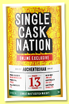 Auchentoshan 13 yo 2011/2025 (60.6%, Single Cask Nation, Online Exclusive, 4-month in 2nd fill peated bourbon barrel, cask #160463, 198 bottles) Auchentoshan 13 yo 2011/2025 (60.6%, Single Cask Nation, Online Exclusive, 4-month in 2nd fill peated bourbon barrel, cask #160463, 198 bottles)