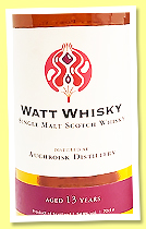 Auchroisk 13 yo 2008/2022 (54.9%, Watt Whisky, 3 months in tawny Port, 318 bottles) Auchroisk 13 yo 2008/2022 (54.9%, Watt Whisky, 3 months in tawny Port, 318 bottles)