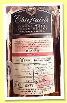 Brora 30 yo 1981/2012 (50%, Chieftain’s, Ian Macleod, butt, cask #1525, 553 bottles) Brora 30 yo 1981/2012 (50%, Chieftain’s, Ian Macleod, butt, cask #1525, 553 bottles)